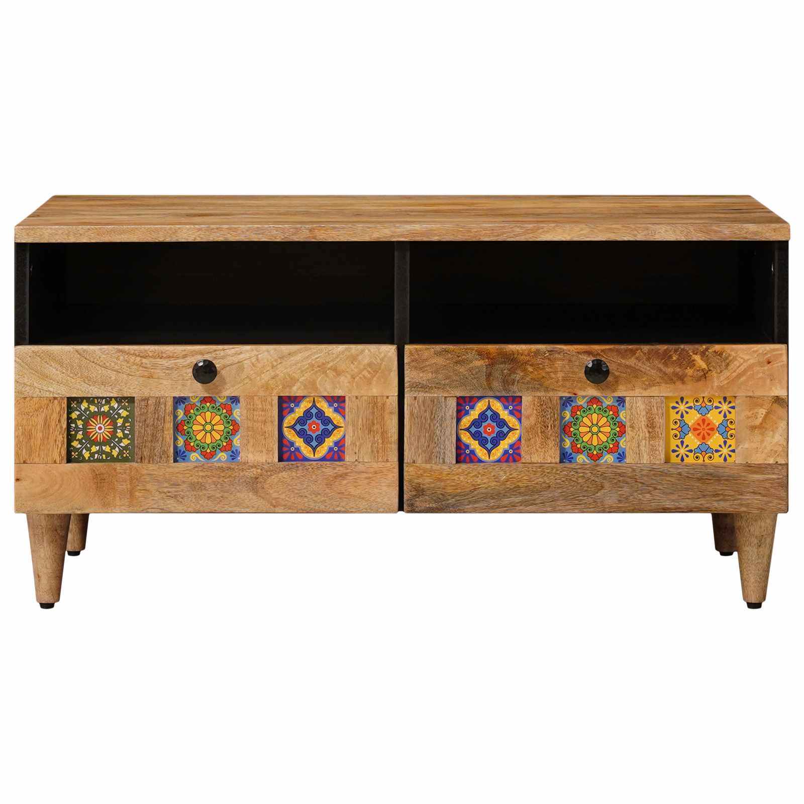Coffee Table 80 X 54 X 40 Cm Solid Mango Wood