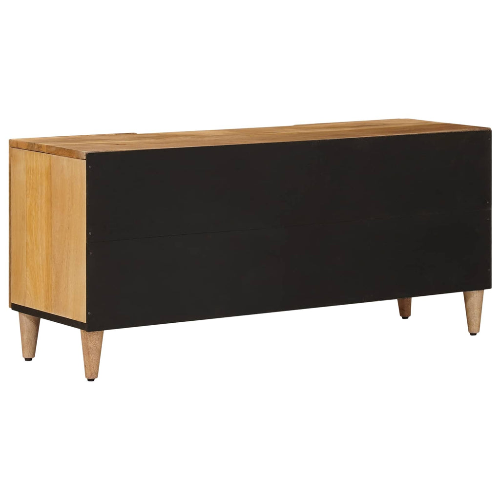 Tv Cabinet 105 X 33.5 X 46 Cm Solid Mango Wood