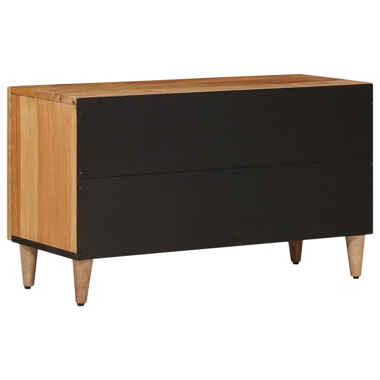 Tv Cabinet With Door 80 X 33 X 46 Cm Solid Mango Wood