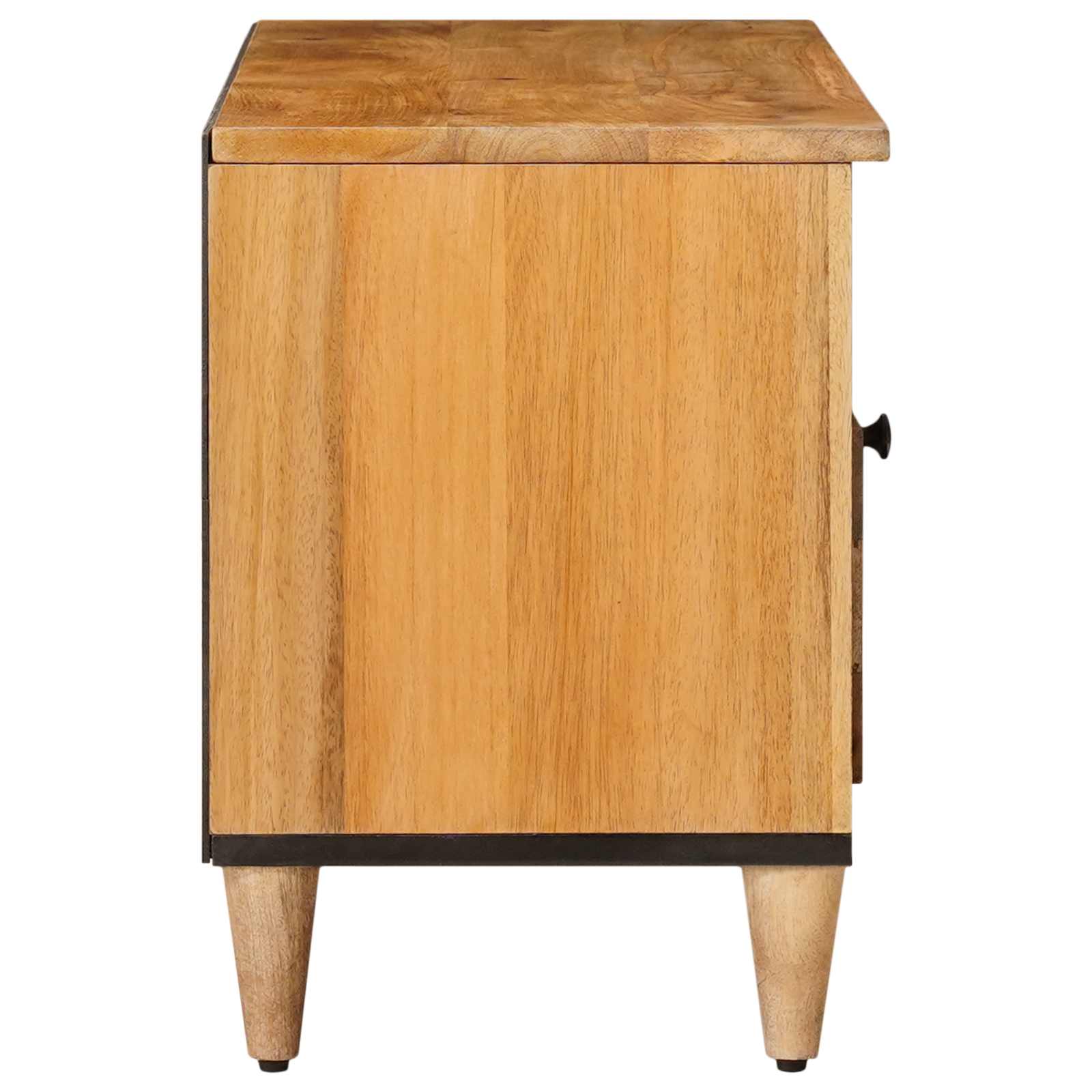 Tv Cabinet With Shelf 100 X 33 X 46 Cm Solid Mango Wood