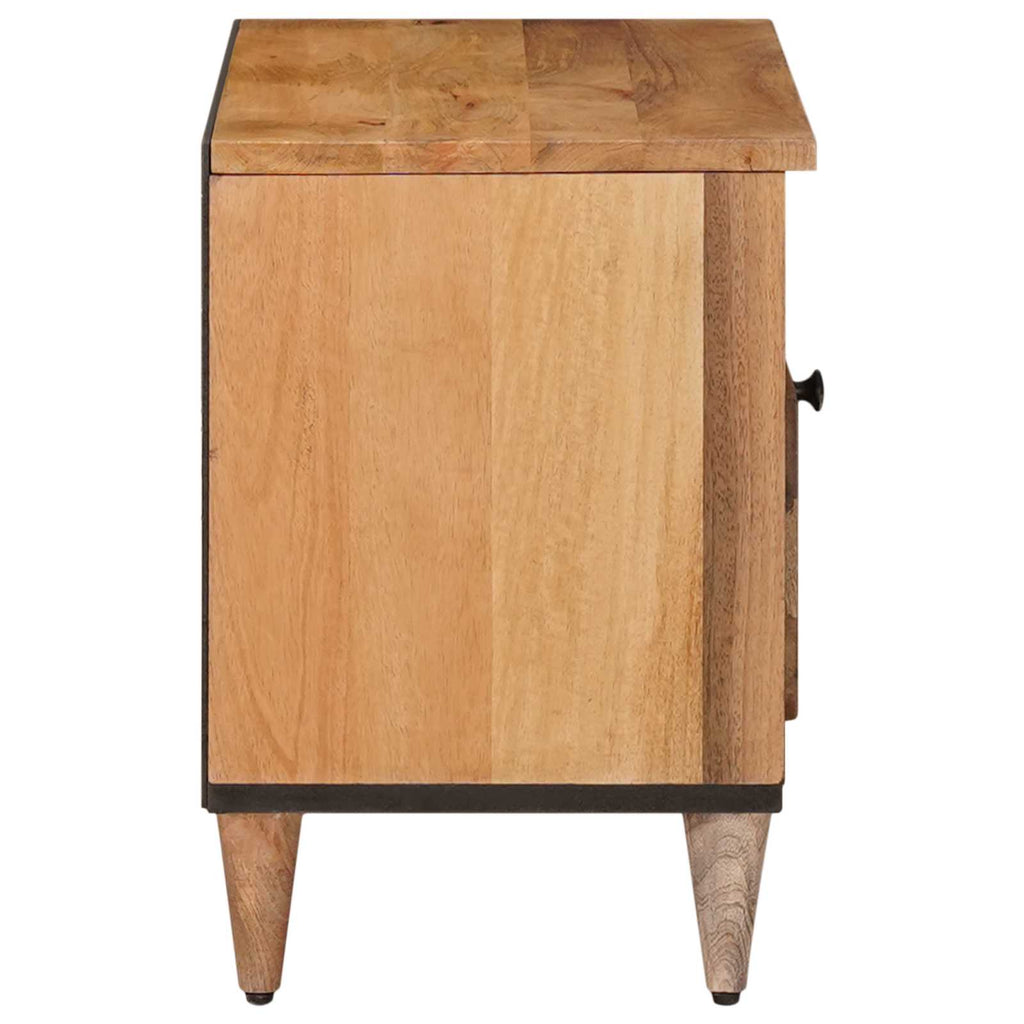 Tv Cabinet With Drawer 80 X 33 X 46 Cm Solid Mango Wood