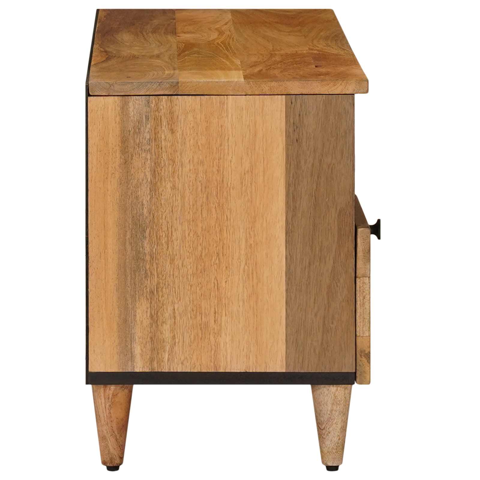 Tv Cabinet With Shelf 100 X 33 X 46 Cm Solid Mango Wood