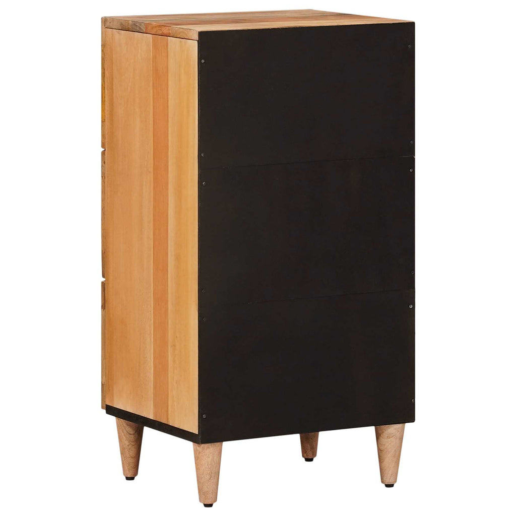 Sideboard With Drawer 40 X 33 X 75 Cm Solid Mango Wood