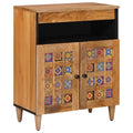 Sideboard With Door 60 X 33.5 X 75 Cm Solid Mango Wood