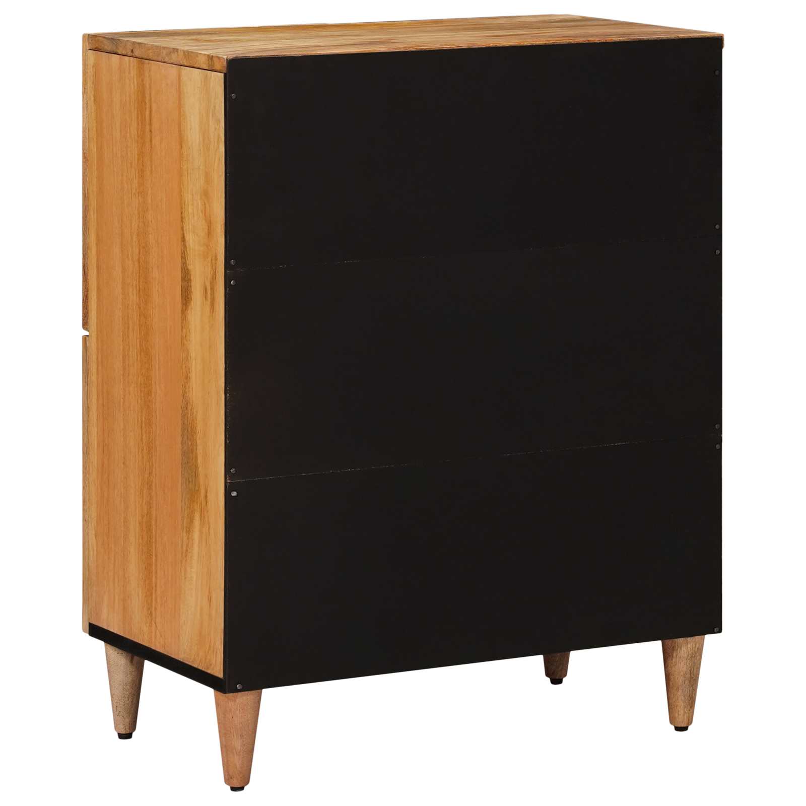 Sideboard With Storage 60 X 33 X 75 Cm Solid Mango Wood