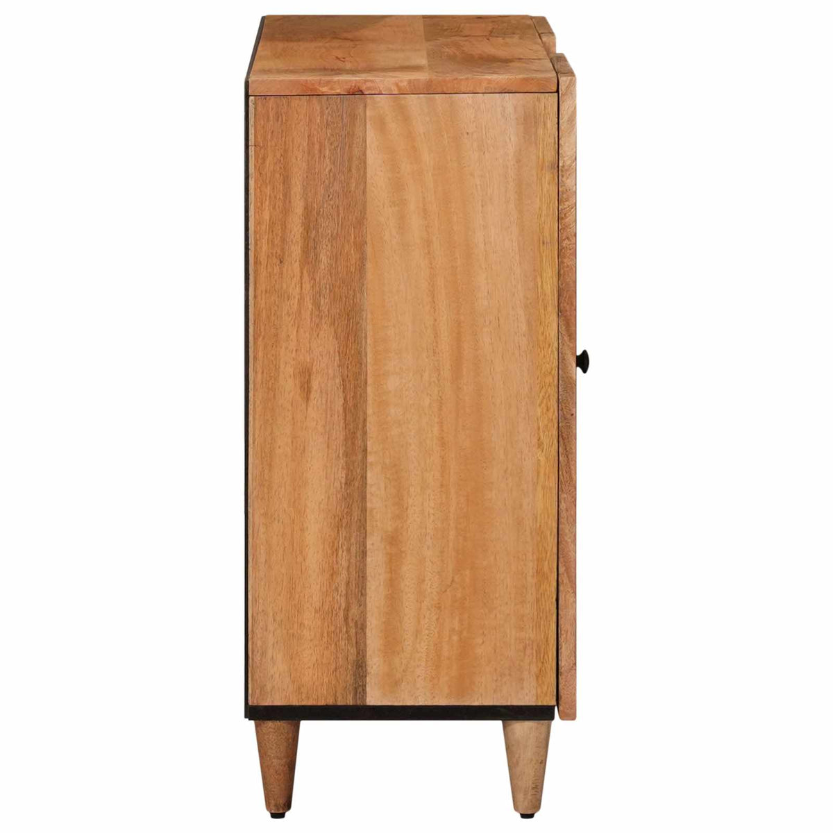Sideboard With Shelf 90 X 33 X 75 Cm Solid Mango Wood