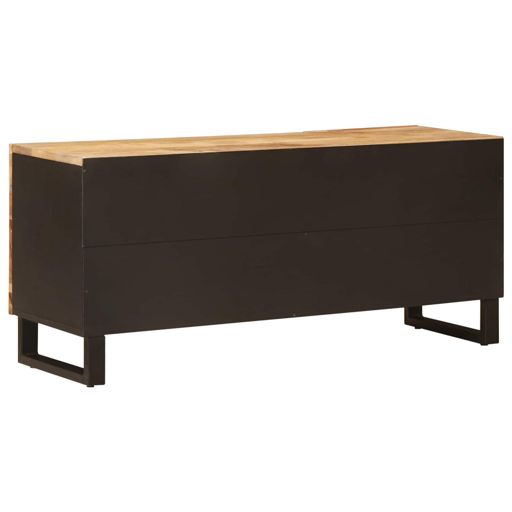 Tv Cabinet With Shelf Brown 105 X 33 X 46 Cm Solid Mango Wood