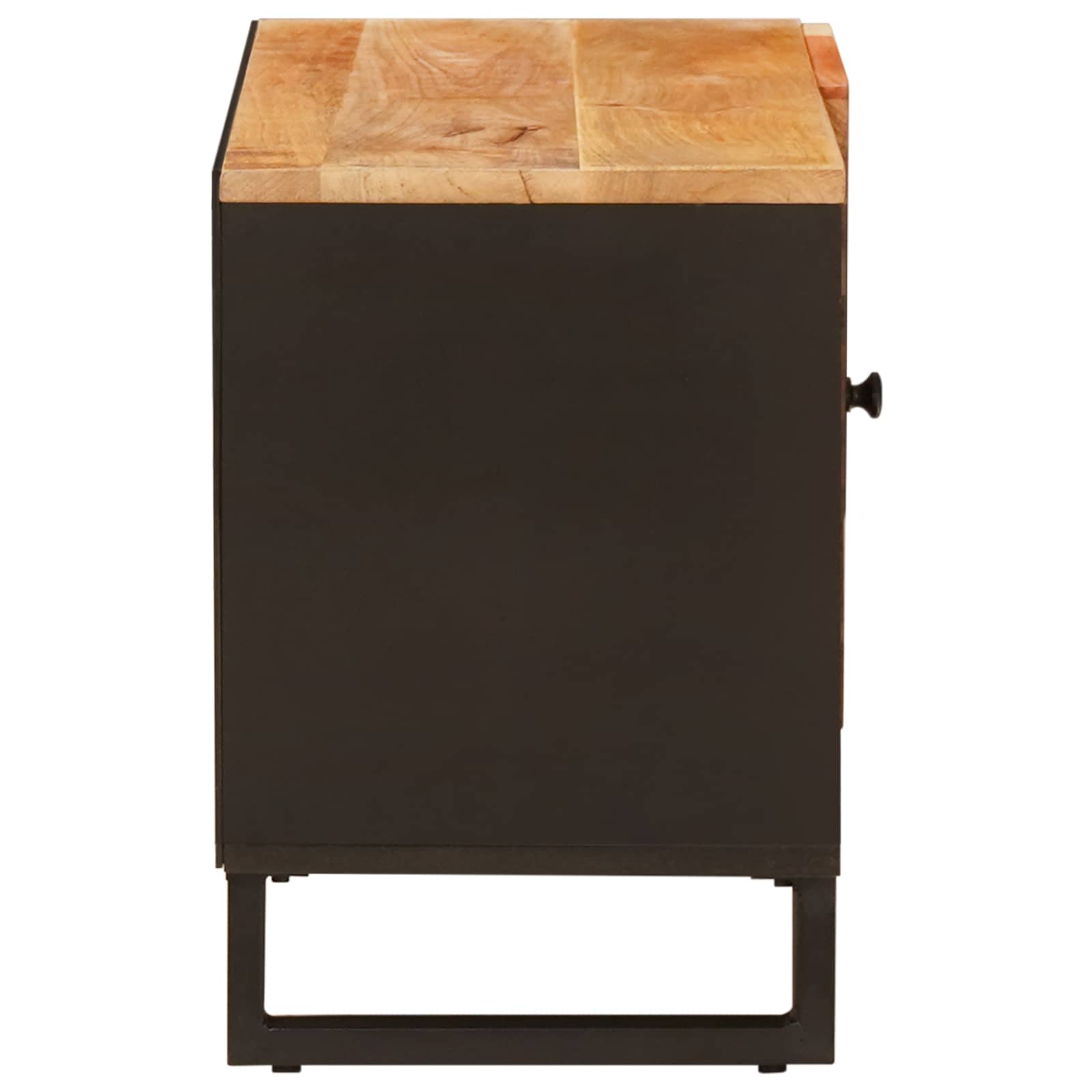 Tv Cabinet With Shelf Brown 80 X 33 X 46 Cm Solid Mango Wood