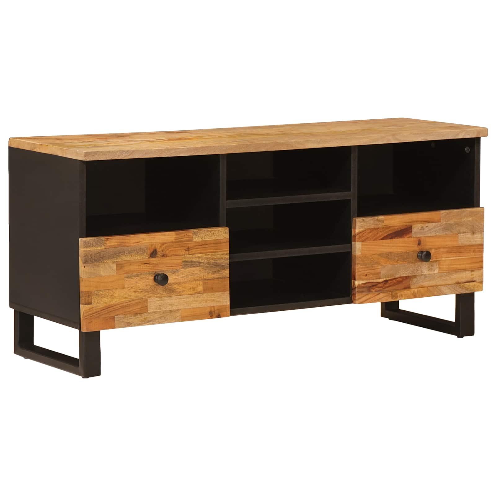 Tv Cabinet Corona Brown 100 X 33 X 46 Cm Solid Mango Wood