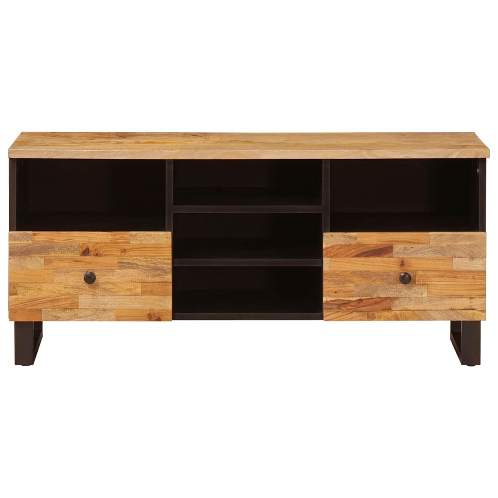 Tv Cabinet Corona Brown 100 X 33 X 46 Cm Solid Mango Wood