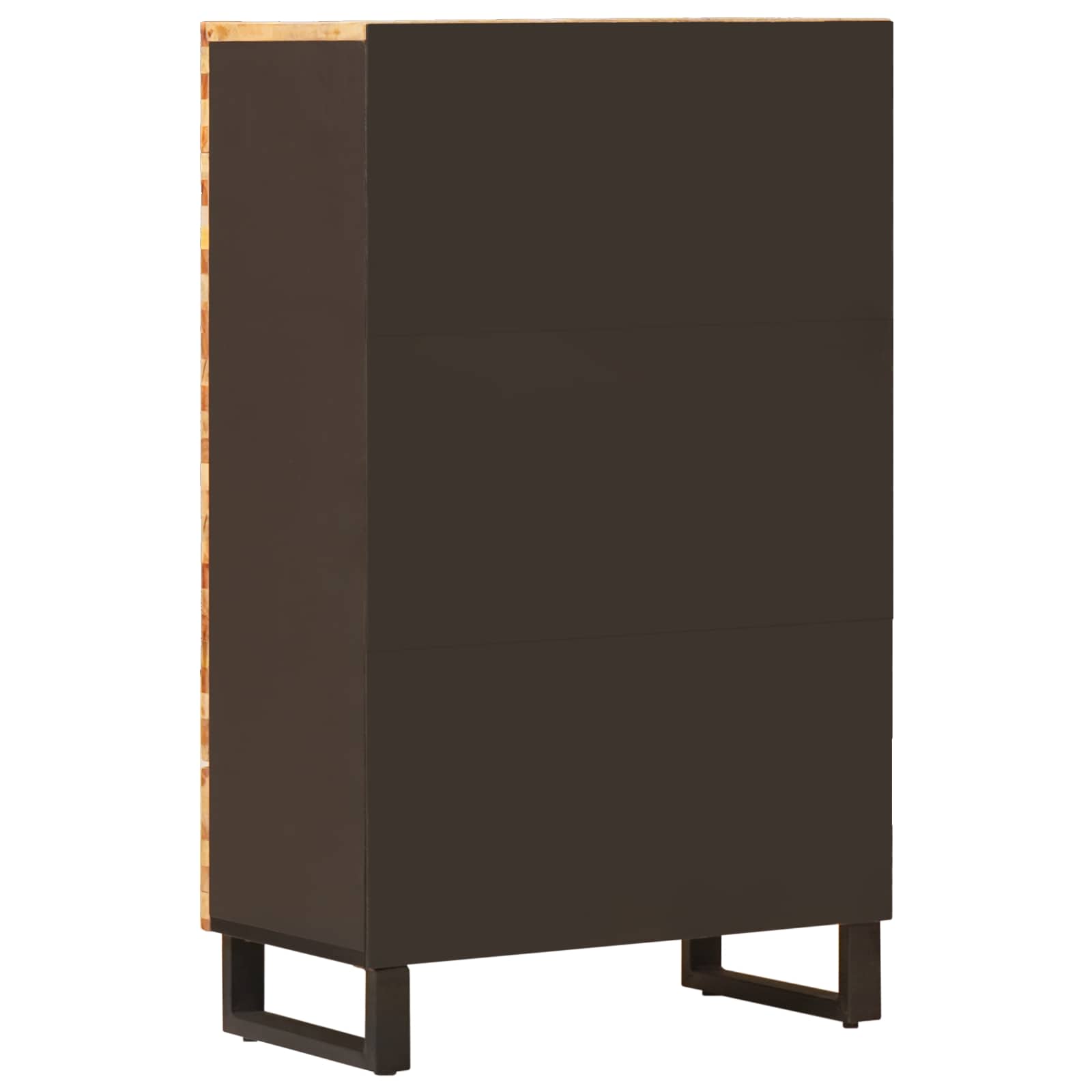 Storage Highboard Brown 60 X 33 X 100 Cm Solid Mango Wood