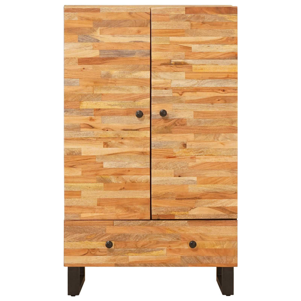 Storage Highboard Brown 60 X 33 X 100 Cm Solid Mango Wood