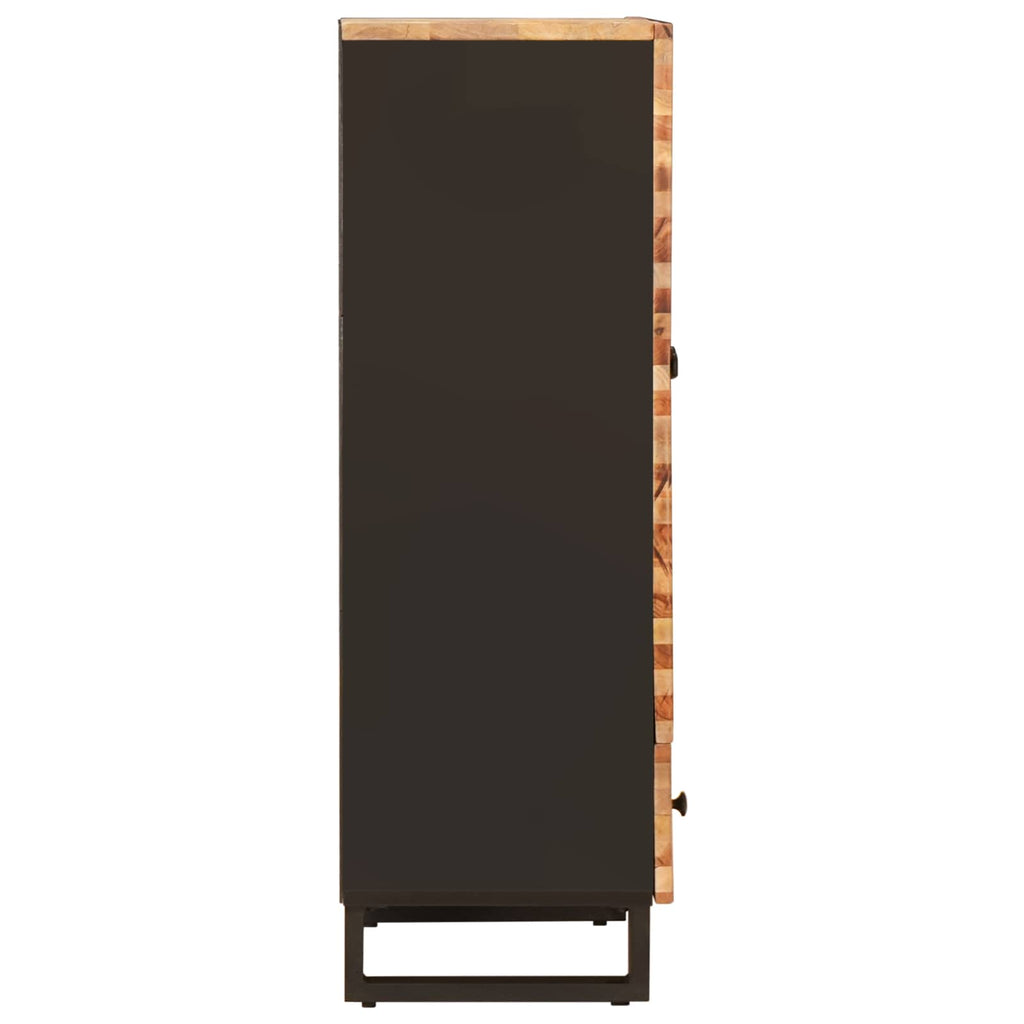 Storage Highboard Brown 60 X 33 X 100 Cm Solid Mango Wood