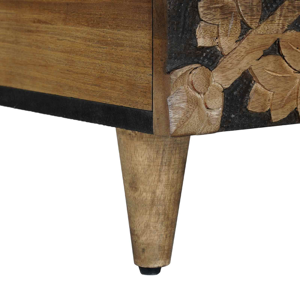 Coffee Table 80 X 50 X 40 Cm Solid Mango Wood 1 - Model 4018337