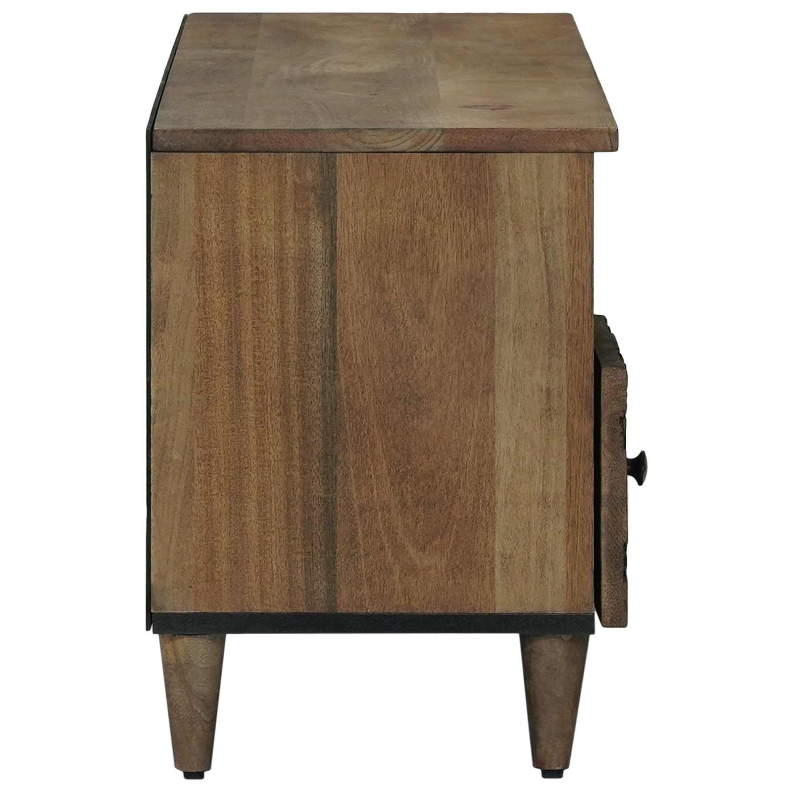 Tv Cabinet With Shelf 100 X 33.5 X 46 Cm Solid Mango Wood