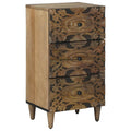 Sideboard With Drawer 40 X 33.5 X 75 Cm Solid Mango Wood