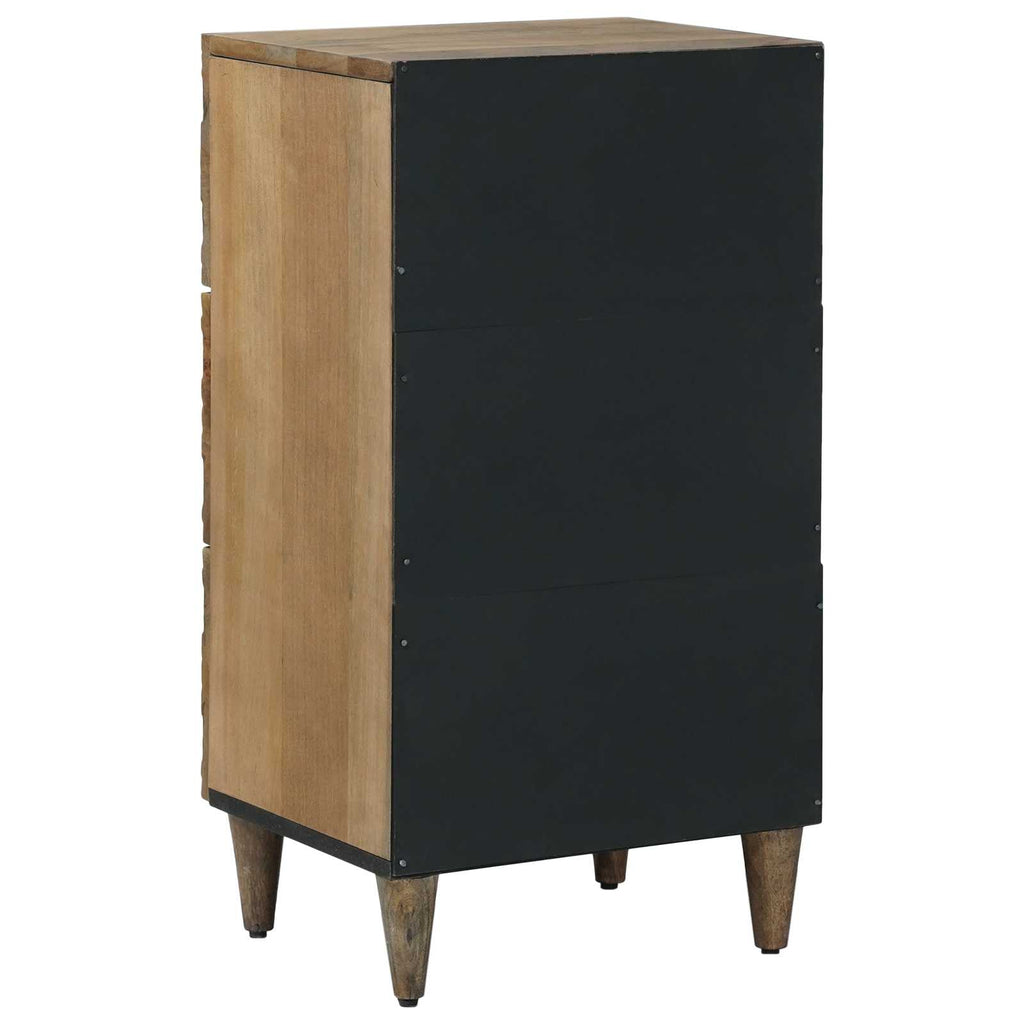 Sideboard With Drawer 40 X 33.5 X 75 Cm Solid Mango Wood