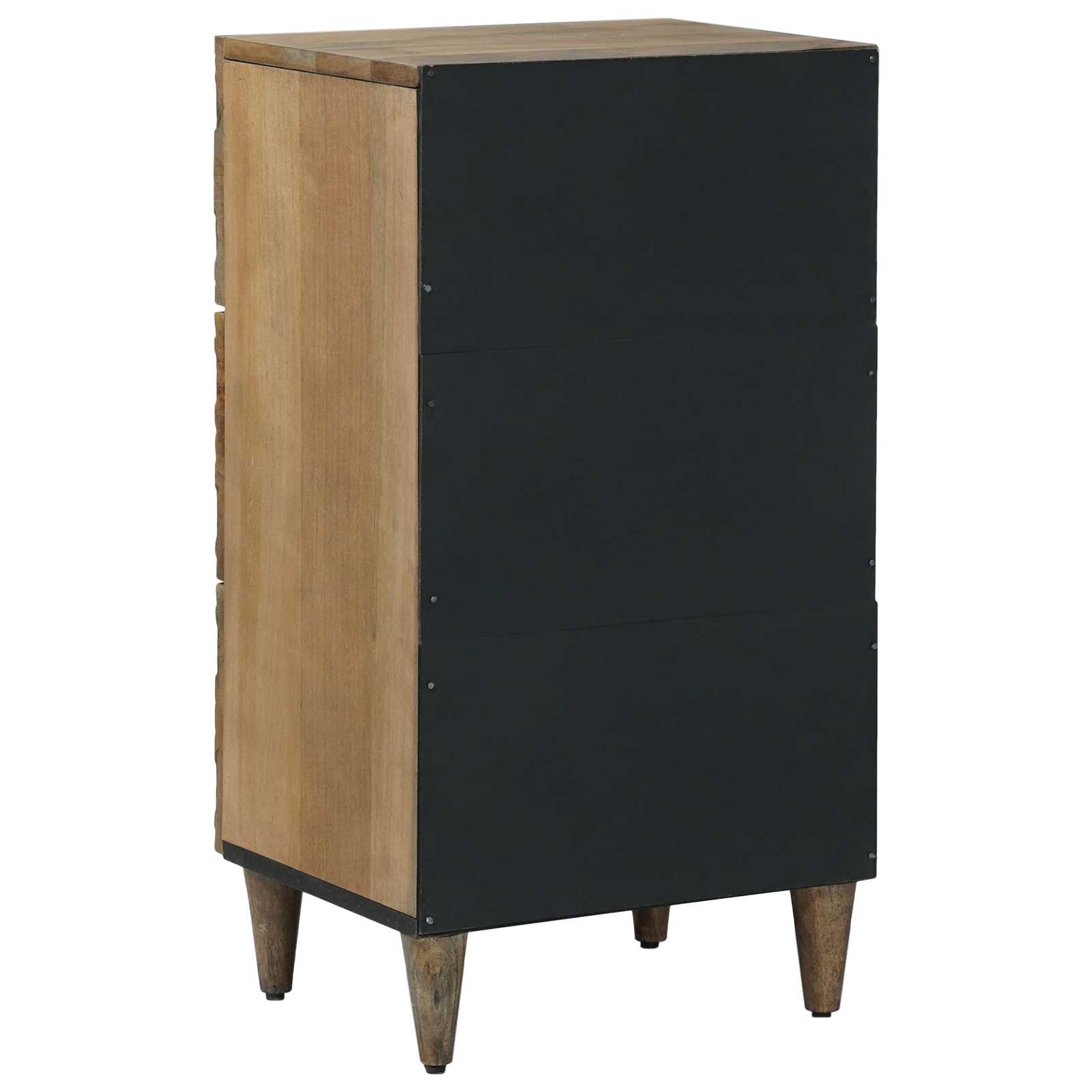 Sideboard With Drawer 40 X 33.5 X 75 Cm Solid Mango Wood