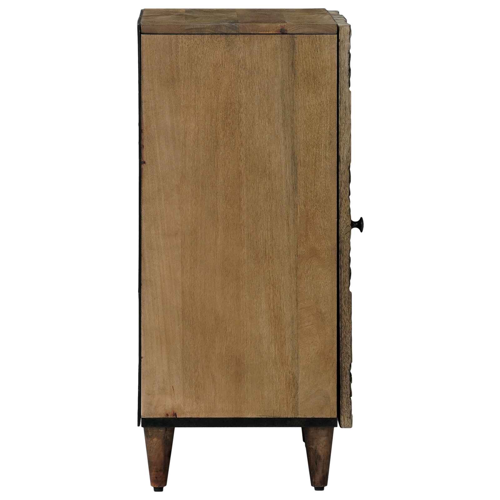Sideboard With Storage 40 X 33.5 X 75 Cm Solid Mango Wood