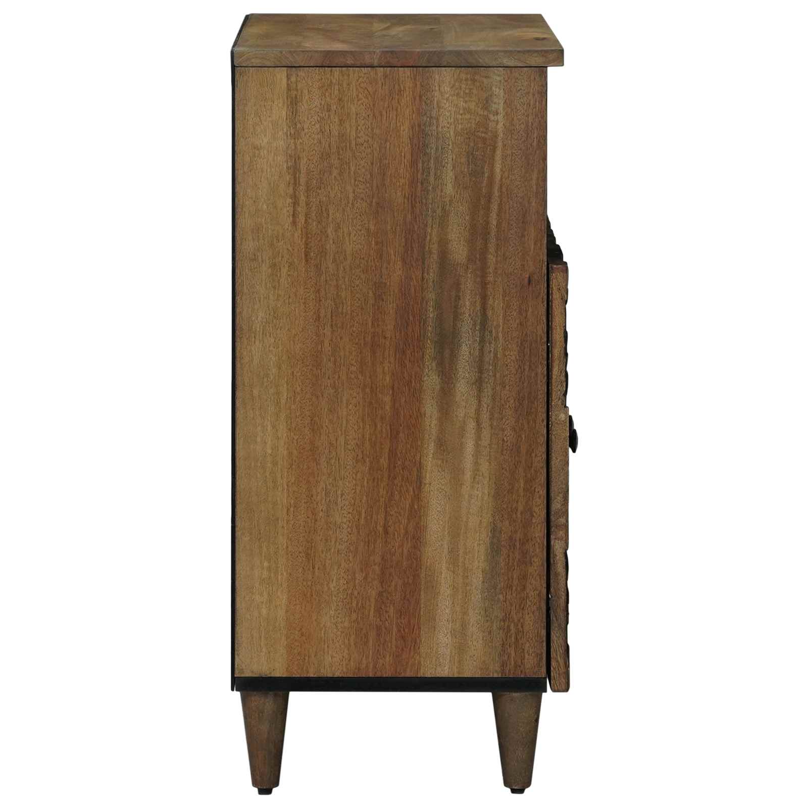 Sideboard With Storage 60 X 33.5 X 75 Cm Solid Mango Wood