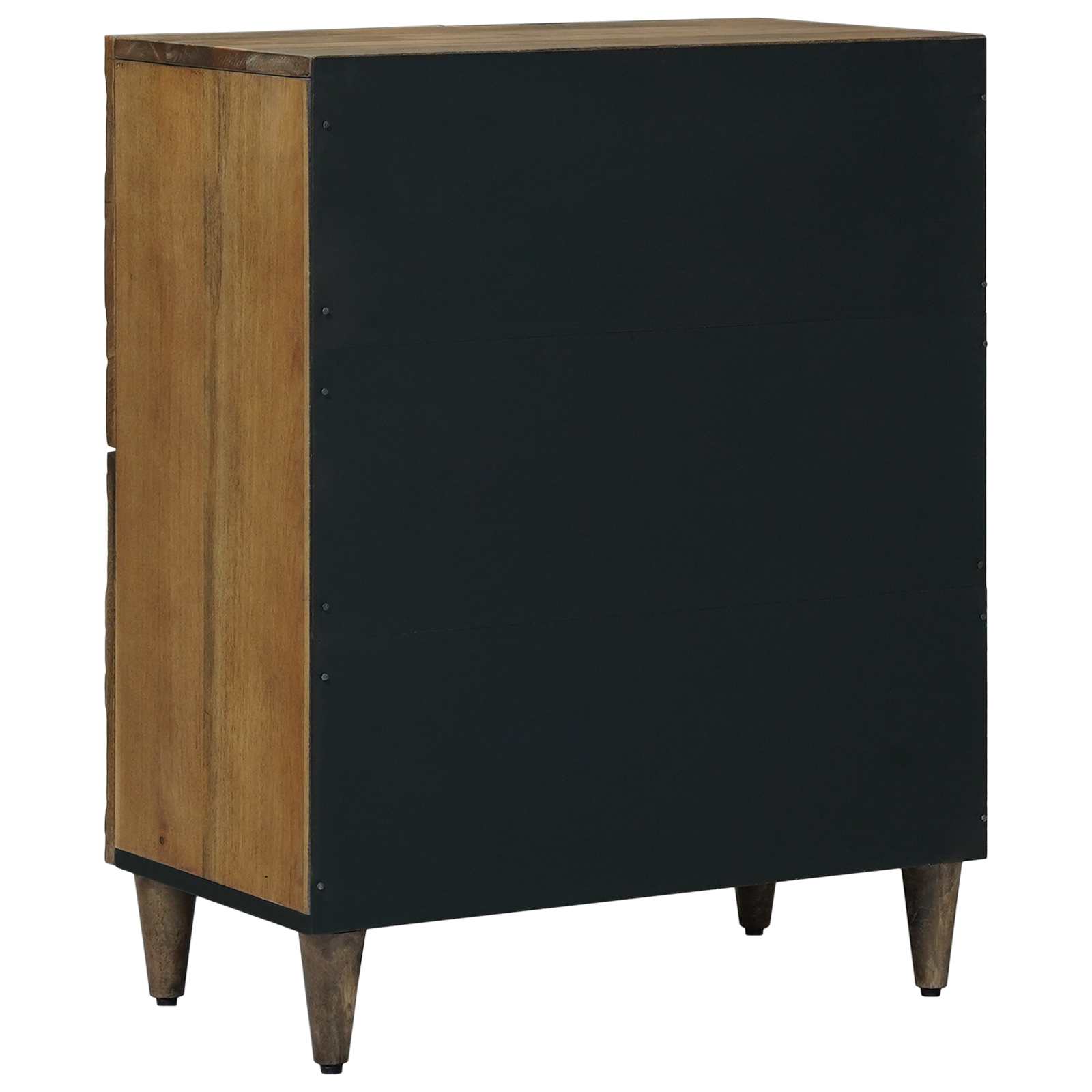 Sideboard With Storage 60 X 33.5 X 75 Cm Solid Mango Wood