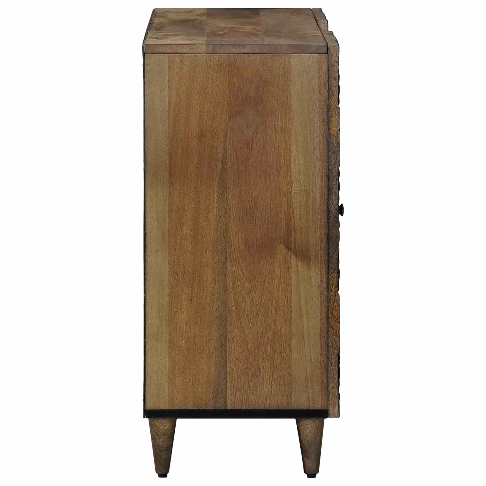 Sideboard With Shelf 90 X 33.5 X 75 Cm Solid Mango Wood