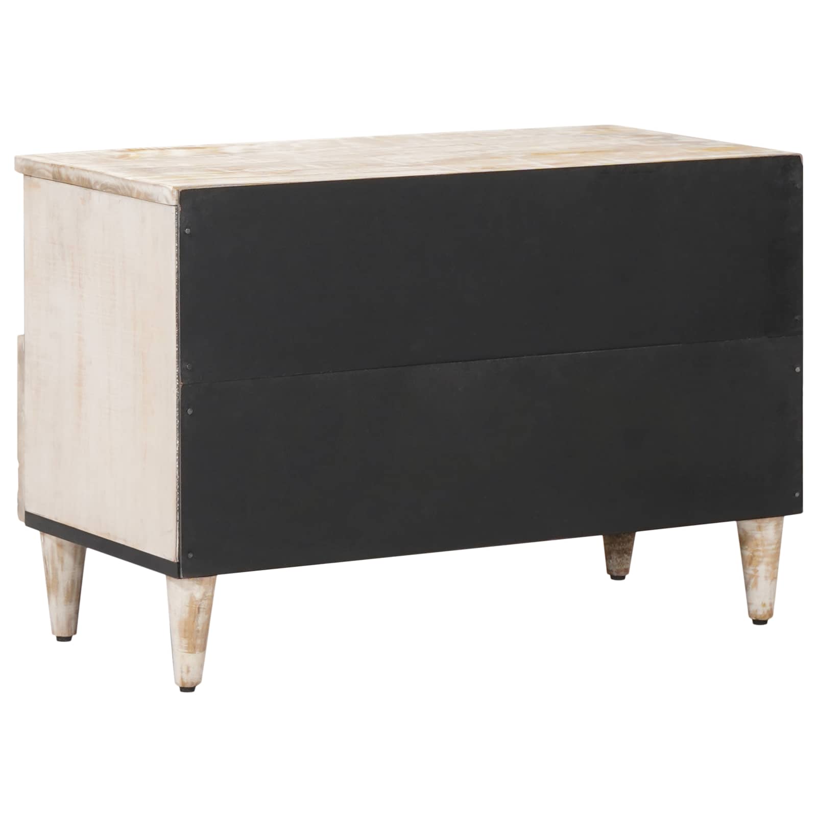 Tv Cabinet 70 X 33.5 X 46 Cm Solid Mango Wood