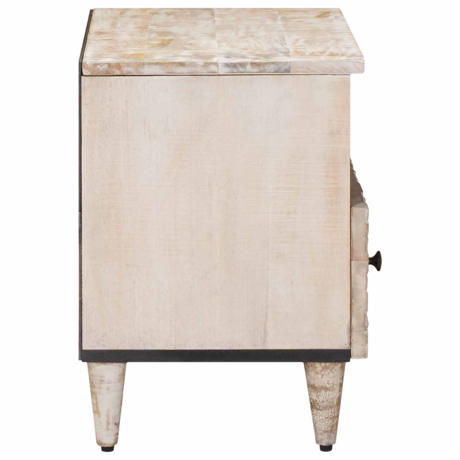 Tv Cabinet 70 X 33.5 X 46 Cm Solid Mango Wood