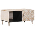 Coffee Table 80 X 50 X 40 Cm Solid Mango Wood