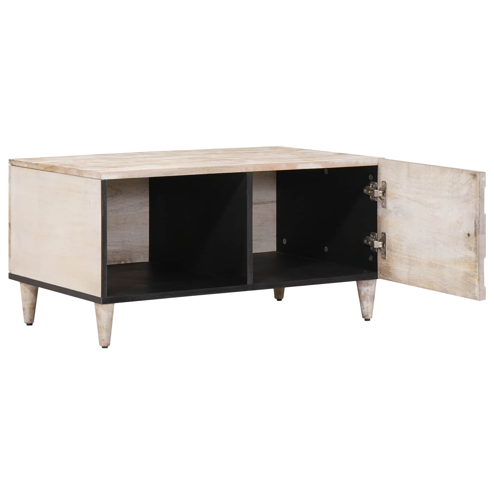 Coffee Table 80 X 50 X 40 Cm Solid Mango Wood