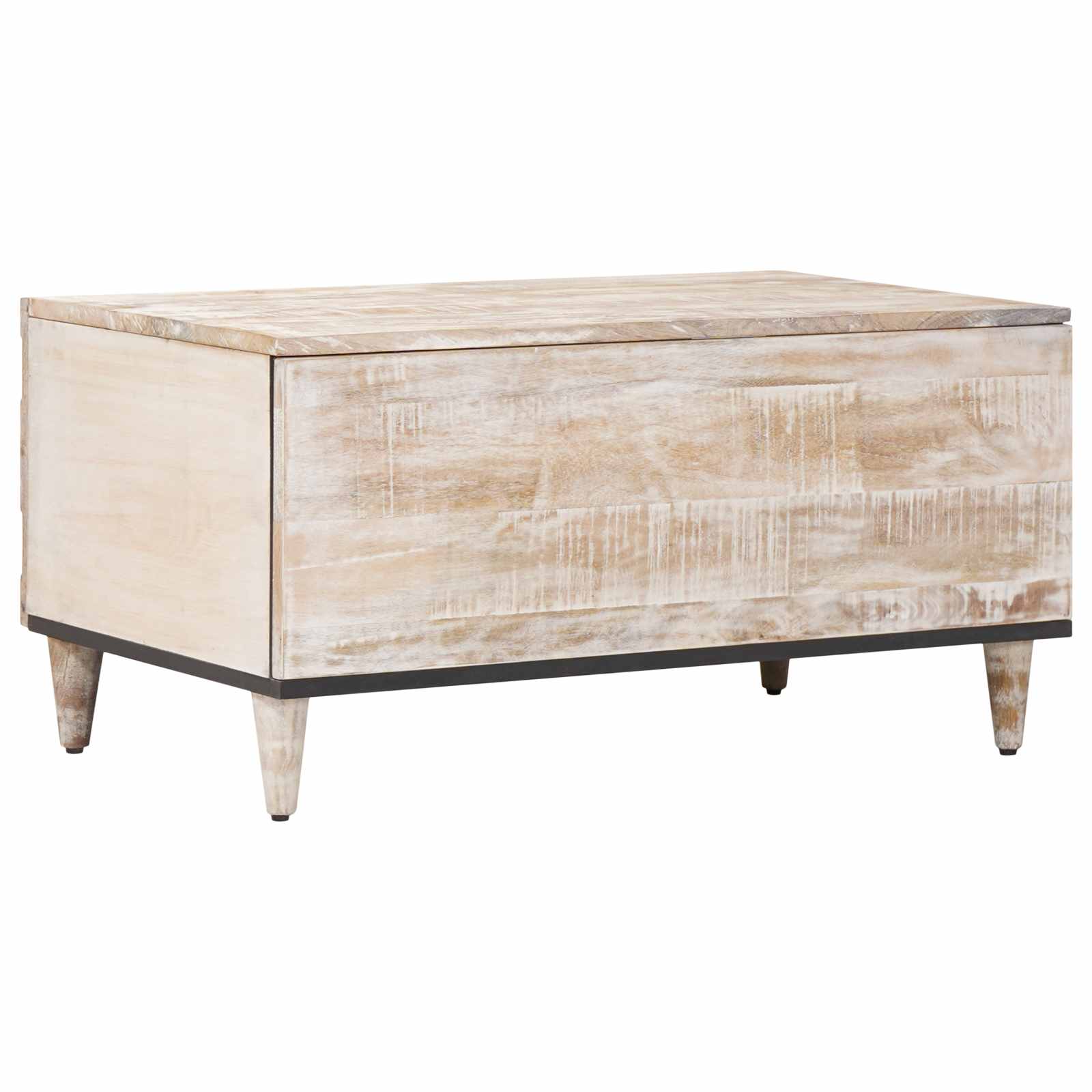 Coffee Table 80 X 50 X 40 Cm Solid Mango Wood