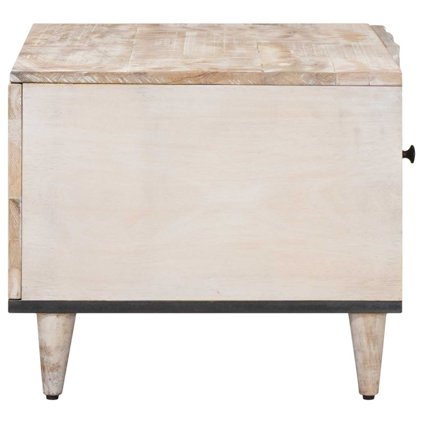 Coffee Table 80 X 50 X 40 Cm Solid Mango Wood