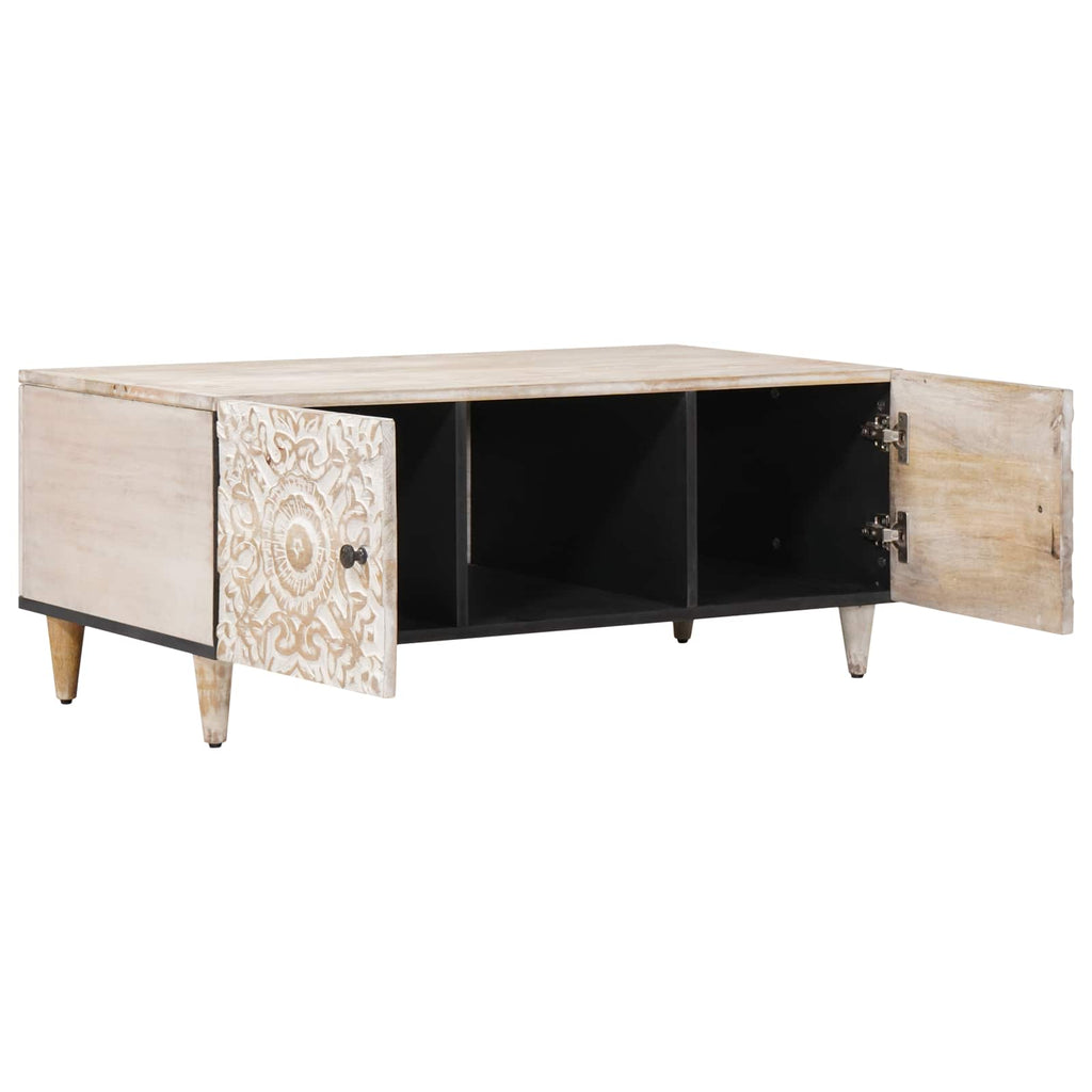 Coffee Table 100 X 54 X 40 Cm Solid Mango Wood
