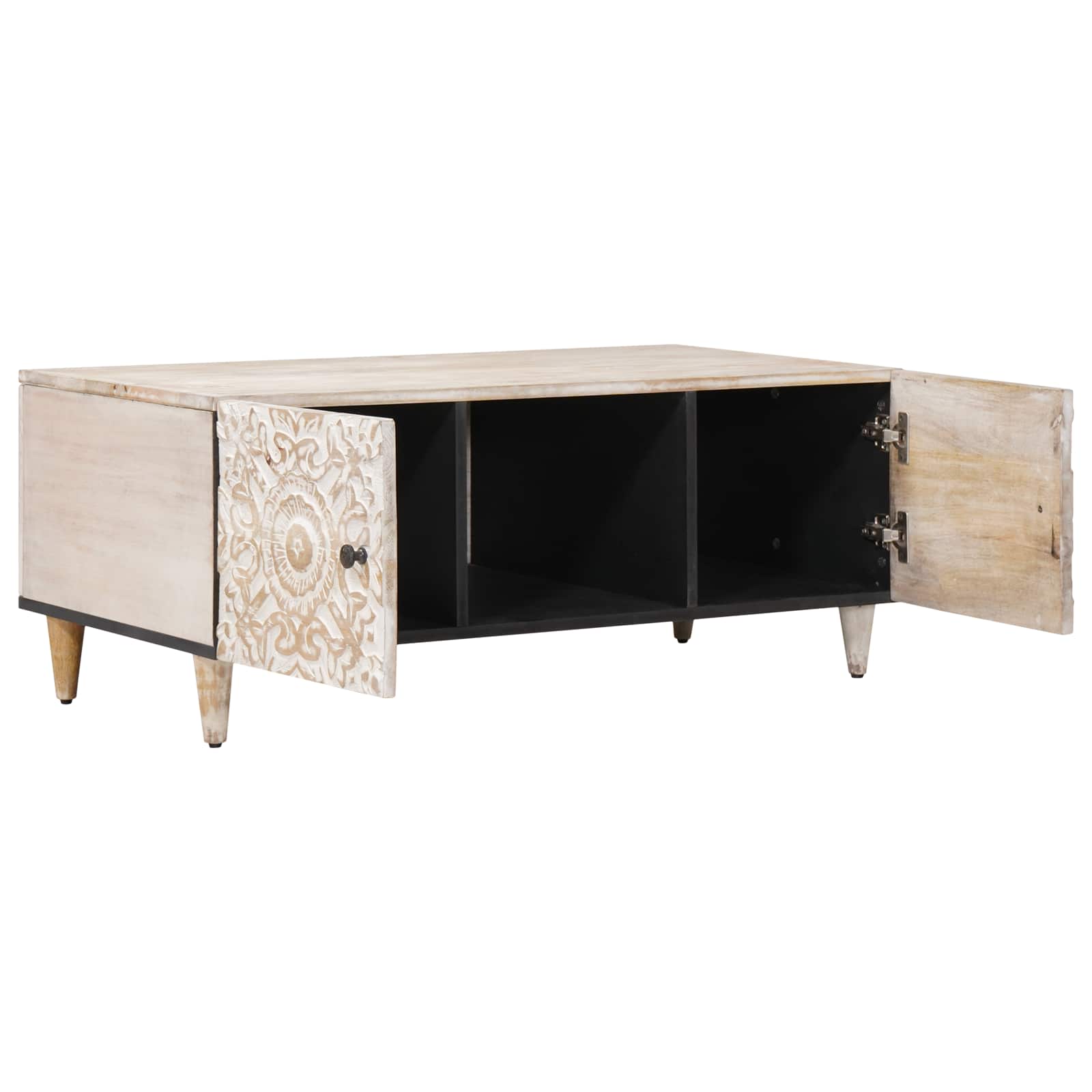 Coffee Table 100 X 54 X 40 Cm Solid Mango Wood