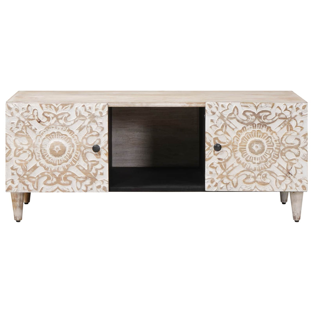 Coffee Table 100 X 54 X 40 Cm Solid Mango Wood