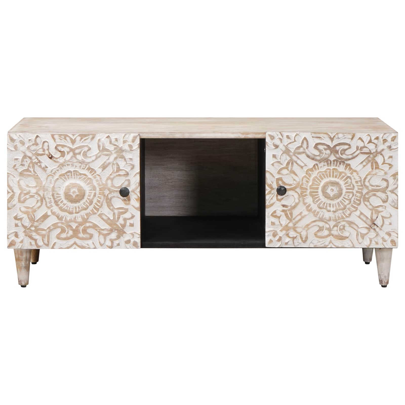 Coffee Table 100 X 54 X 40 Cm Solid Mango Wood