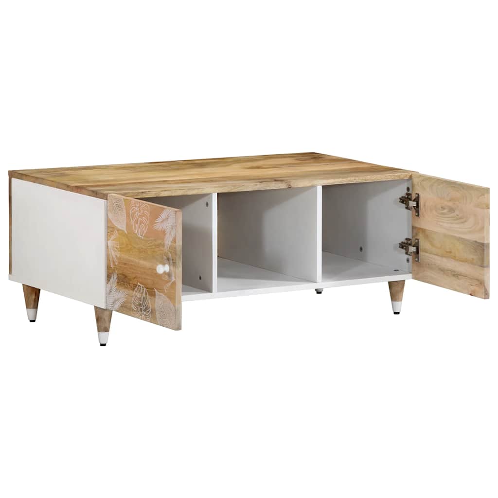 Coffee Table 100X54X40 Cm Solid Wood Mango