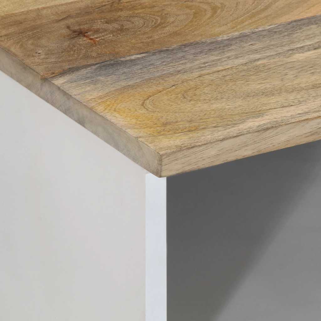 Tv Cabinet 100X33.5X46 Cm Solid Wood Mango