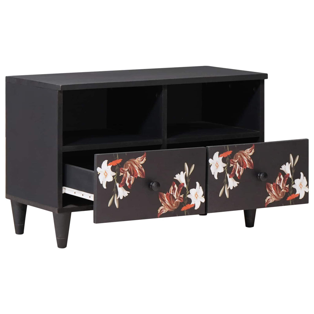 Storage Cabinets Multicolour 70 X 33.5 X 46 Cm Solid Mango Wood
