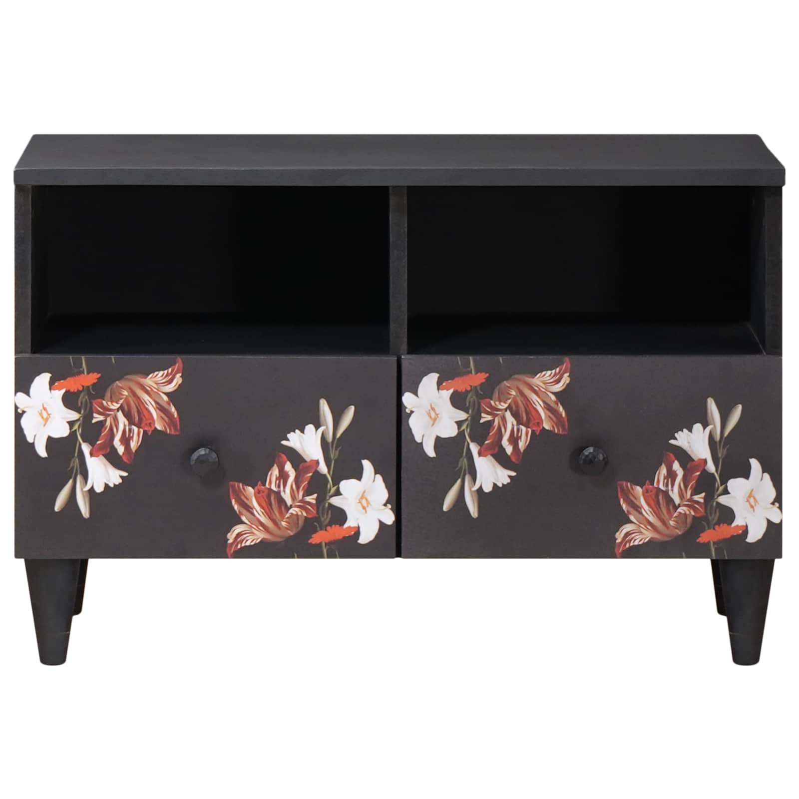 Storage Cabinets Multicolour 70 X 33.5 X 46 Cm Solid Mango Wood