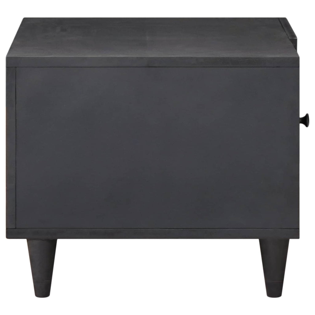 Coffee Table Multicolour 80 X 50 X 40 Cm Solid Mango Wood