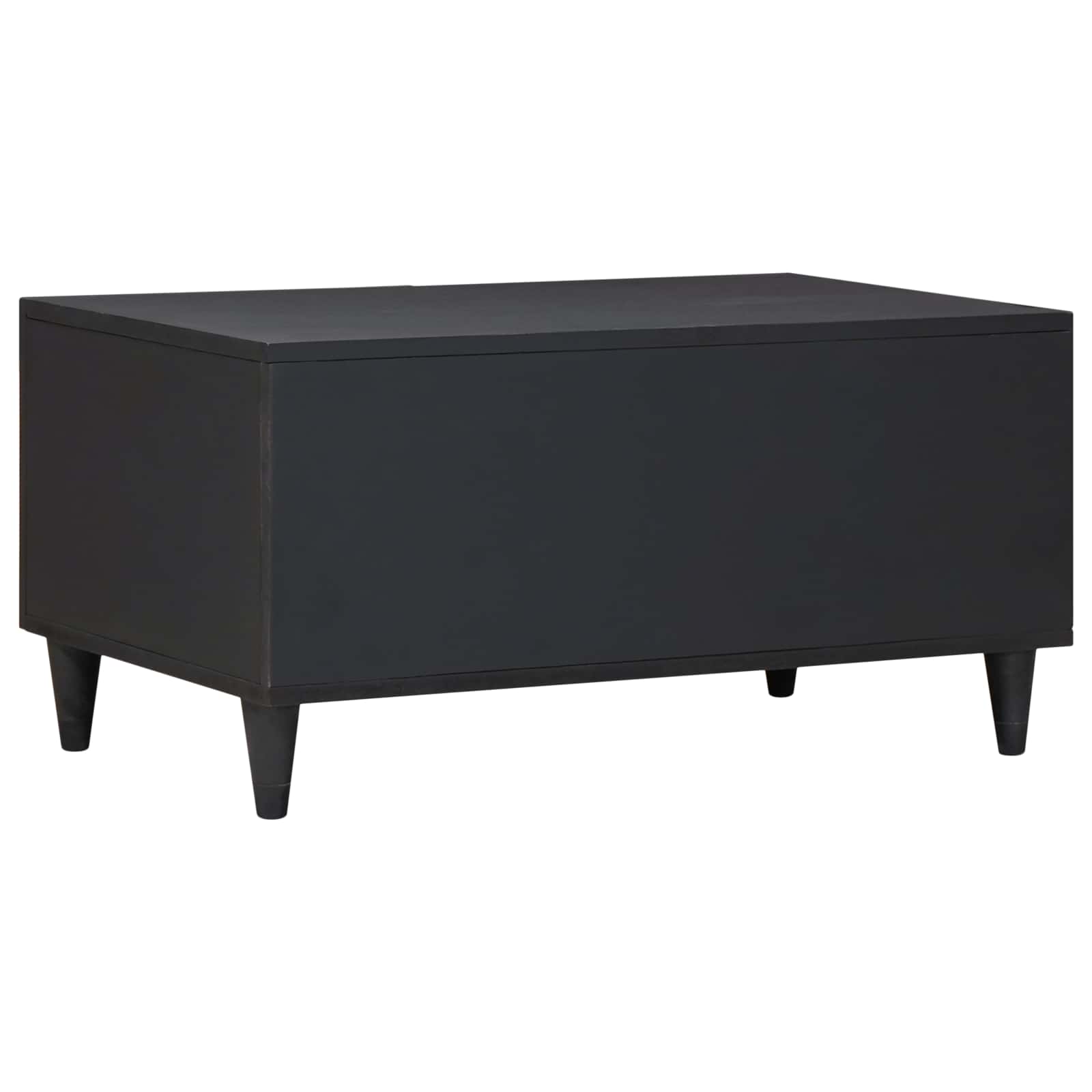 Coffee Table Multicolour 80 X 50 X 40 Cm Solid Mango Wood