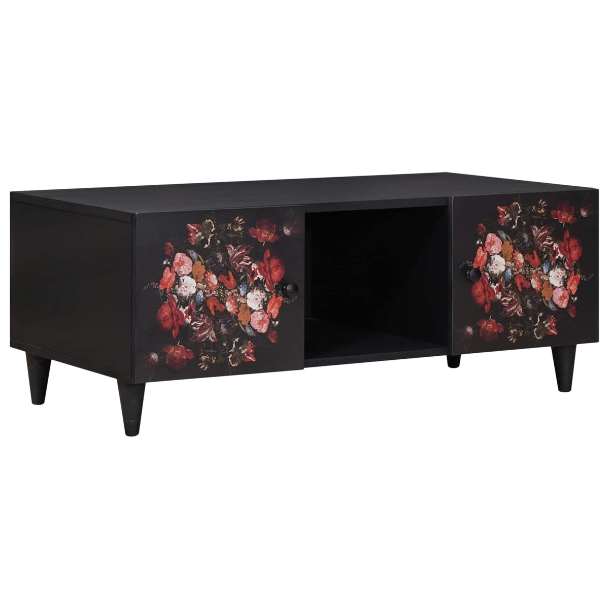Coffee Table Multicolour 100 X 54 40 Cm Solid Mango Wood 100 X 54 X 40 Cm 100 cm