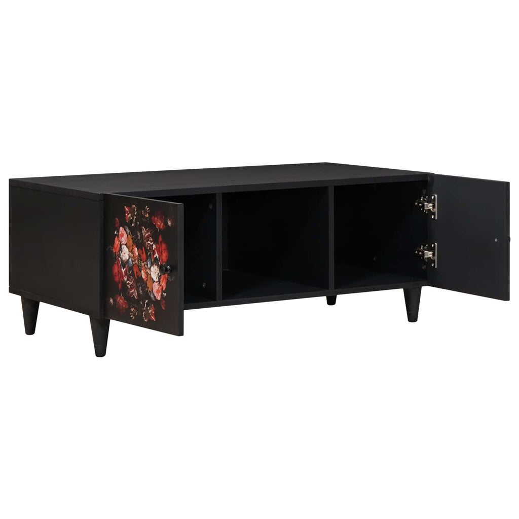 Coffee Table Multicolour 100 X 54 40 Cm Solid Mango Wood 100 X 54 X 40 Cm 100 cm