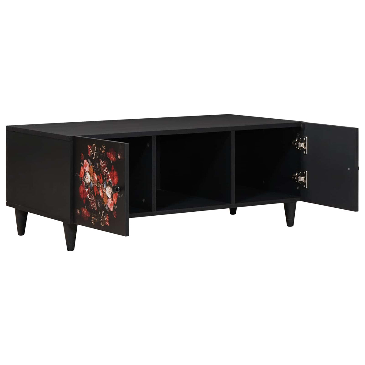 Coffee Table Multicolour 100 X 54 40 Cm Solid Mango Wood 100 X 54 X 40 Cm 100 cm