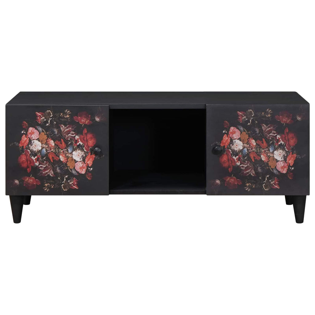 Coffee Table Multicolour 100 X 54 40 Cm Solid Mango Wood 100 X 54 X 40 Cm 100 cm
