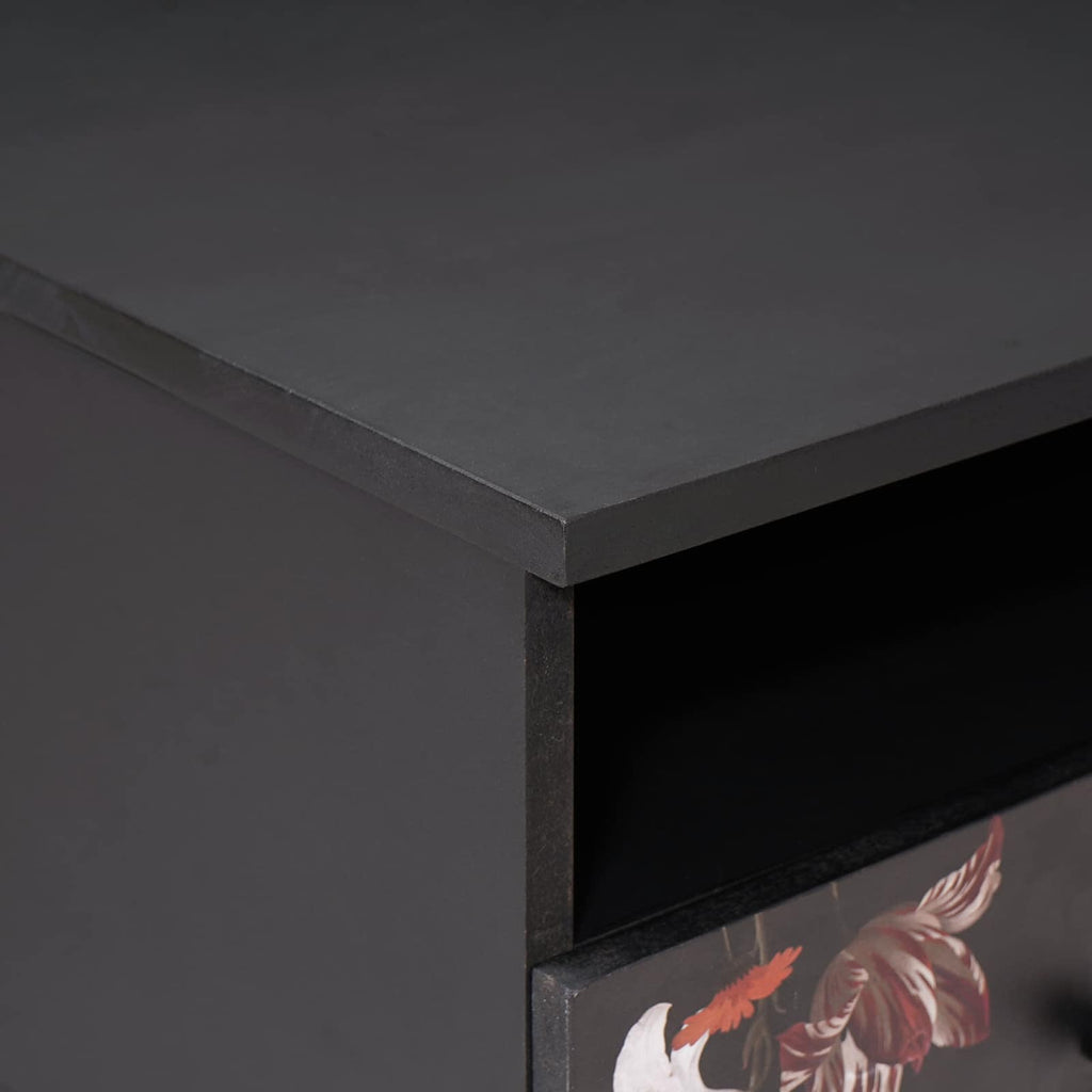 Coffee Table Multicolour 80 X 54 X 40 Cm Solid Mango Wood