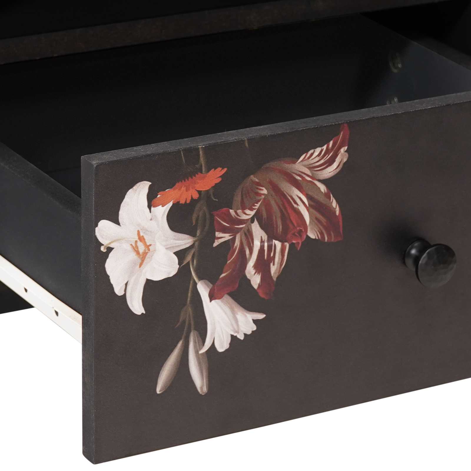 Coffee Table Multicolour 80 X 54 X 40 Cm Solid Mango Wood