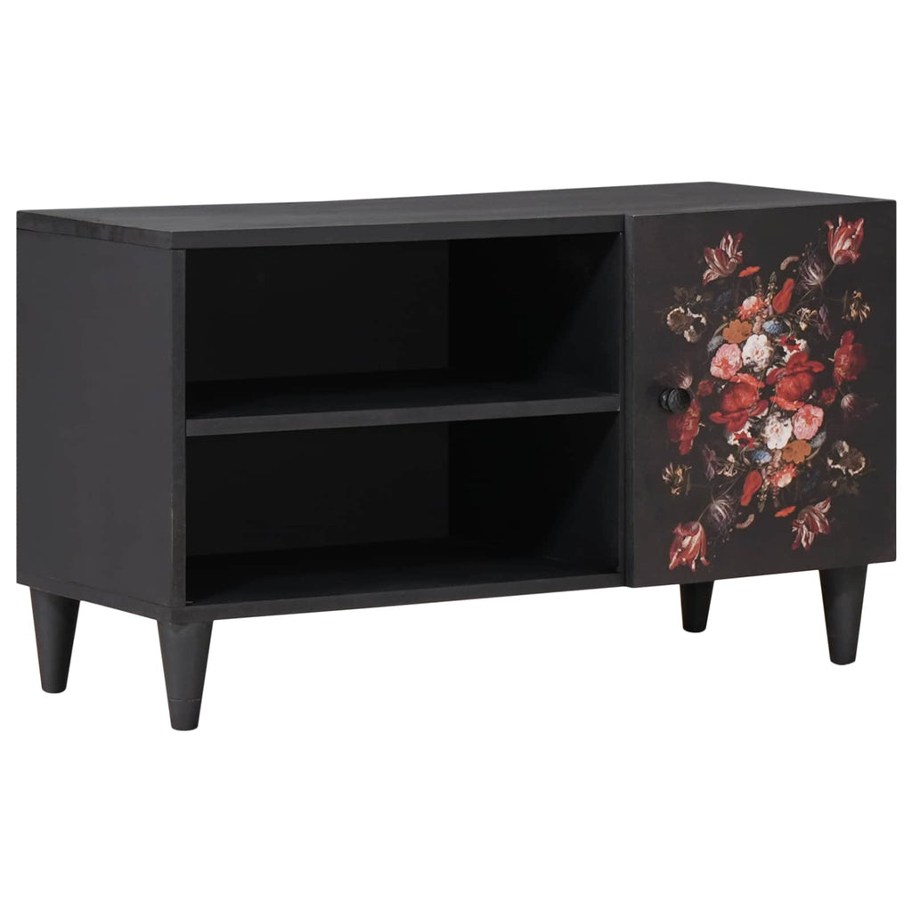 Storage Cabinets Multicolour 80 X 31.5 X 46 Cm Solid Mango Wood