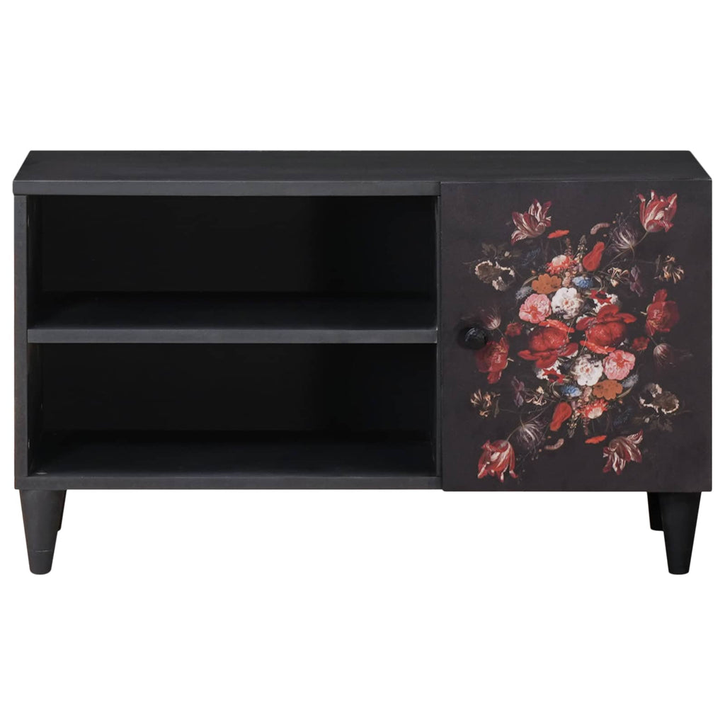 Storage Cabinets Multicolour 80 X 31.5 X 46 Cm Solid Mango Wood